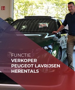 Verkoper Peugeot Lavrijsen Herentals