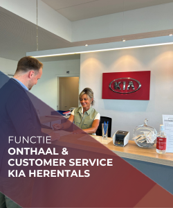 Onthaal en customer service KIA Herentals